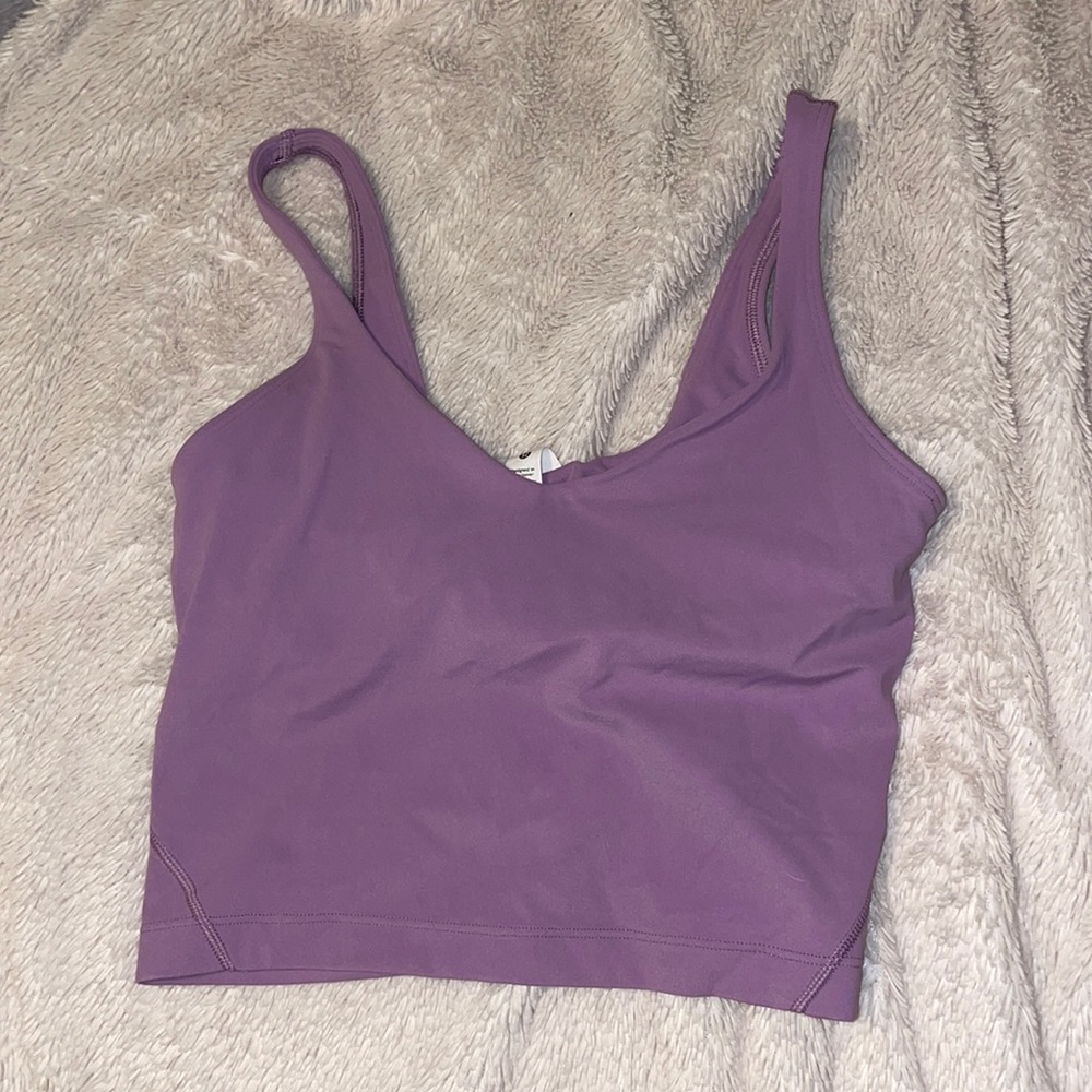 Lululemon purple size 4 yoga align tank top